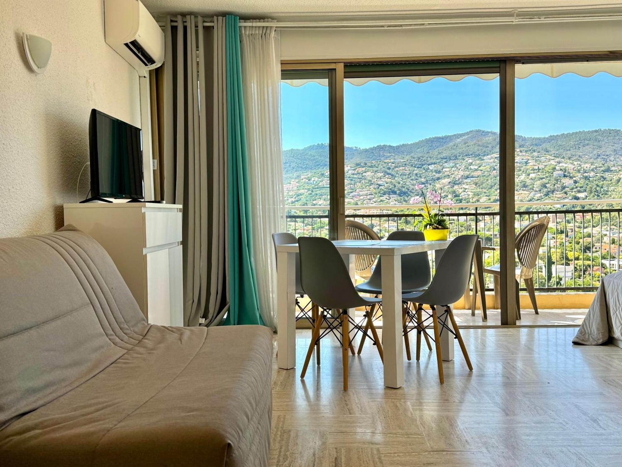 My Resid Appart Cannes Vue Marina Et Vue Montagne Мандельє-ла-Напуль Екстер'єр фото